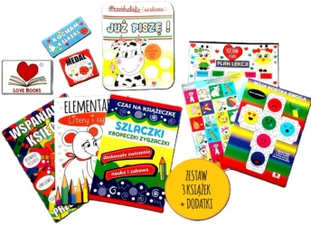 Przedszkole w domu. Już piszę. Zestaw 3 książek - Agnieszka Wileńska