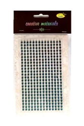 Stiker z kryształkami 4mm 336szt turkusowy - Galeria Hobby