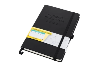 Kalendarz 2025/2026 A5 nauczyciela TDW czarny - Antra