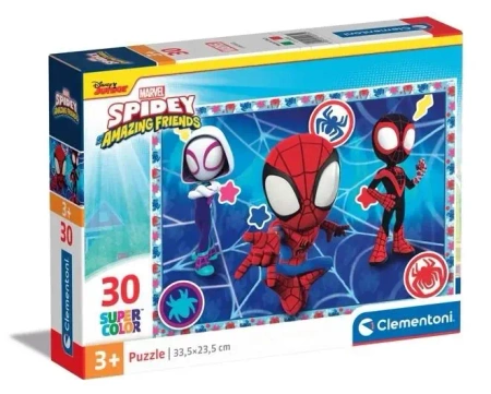 Puzzle 30 Super Kolor Spidey and His Amazing - Clementoni
