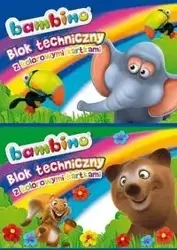 Blok techniczny A3 z kolorowymi kartkami 10 kartek 10 sztuk mix