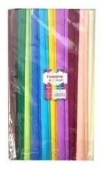 Bibuła marszczona 25x200cm mix C 10 rolek - GDD