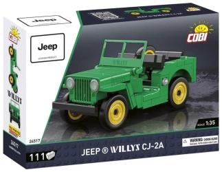 Jeep Willys CJ-2A zielony - Cobi