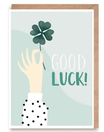 Kartka okolicznościowa Powodzenia Good luck! - Cardie