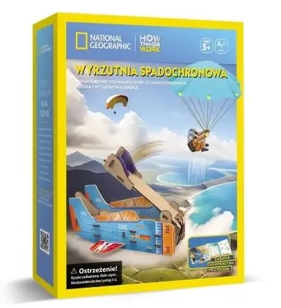 National Geographic Wyrzutnia spadochronowa - Cubic Fun