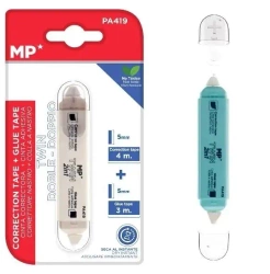 Korektor 2w1 w taśmie oraz kaseta wymienna MIX - MP Main Paper