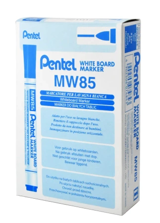 Marker suchościeralny ekonomiczny MW85 niebieski 12 szt. - PENTEL