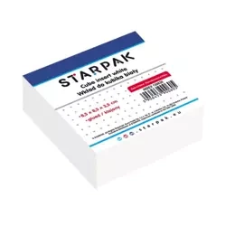 Wkład do kubika biały klejony 85x85 mm - STARPAK