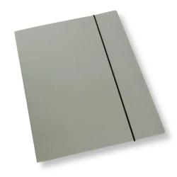 Teczka A4 z gumką lakier szara 350gsm (10szt) - Penword