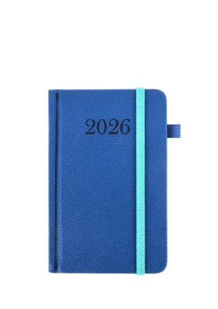 Terminarz 2026 tygod. 8x13cm Waran pastele MIX - Artsezon