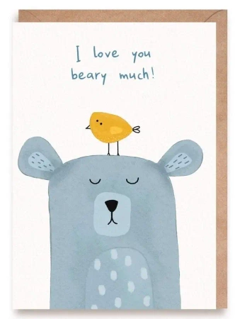 Walentynka I love you beary much, eko koperta K159 - Cardie