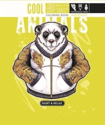 Kolorowanka antystresowa 124x197 20 Cool animals - Fresh