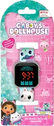 Zegarek LED z kalendarzem Gabby's Dollhouse - Kids Euroswan