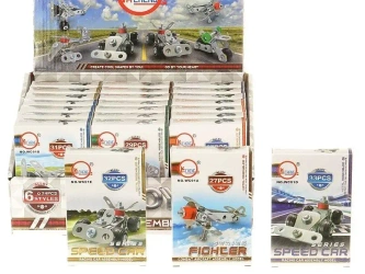 Metalowe klocki do skręcania z narzędziami MIX - ADAR