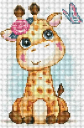 Diamentowa mozaika - Pierwszy znajomy 20x30cm - Ideyka