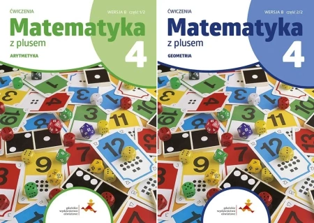Matematyka 4 Z plusem GWO Ćwiczenia WERSJA B Arytmetyka + Geometria - M. Dobrowolska, S. Wojtan, P. Zarzycki