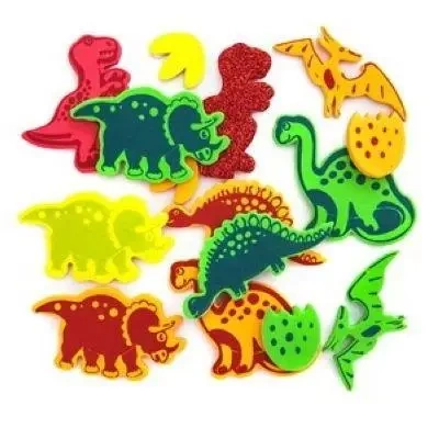 Naklejki z pianki dinozaury 20szt - Dalprint dpCraft