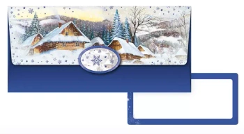 Koperta na pieniądze, świąteczna