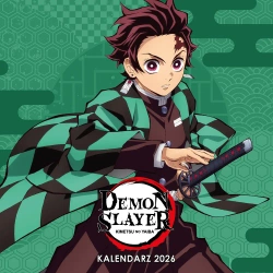 Kalendarz 2026 Demon Slayer ścienny - Studio JG kalendarze