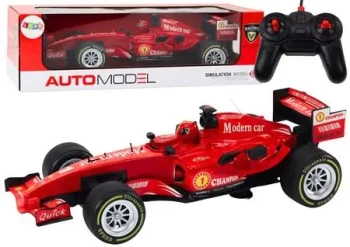 Wyścigówka RC 1:12 czerwona - Leantoys