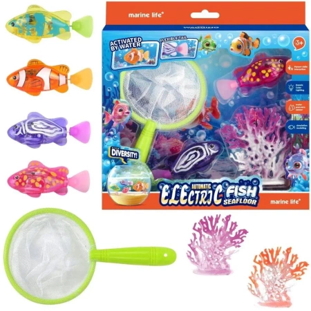 Zestaw rybek pływających z pobierakiem - Trifox