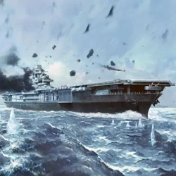 Model plastikowy Yorktown CV-5 Battle of Midaway 1/700 - Academy