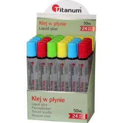 Klej w płynie 50 ml (24szt) - Titanum