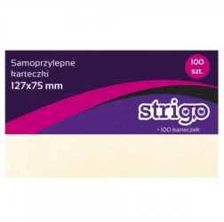 Karteczki samoprzylepne 127x76mm 100K pastel STRIG - Strigo
