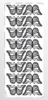 Stiker ażurowy srebrny - Galeria Hobby