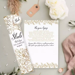 Tuba Pamiątka Ślubna Złota - Henry