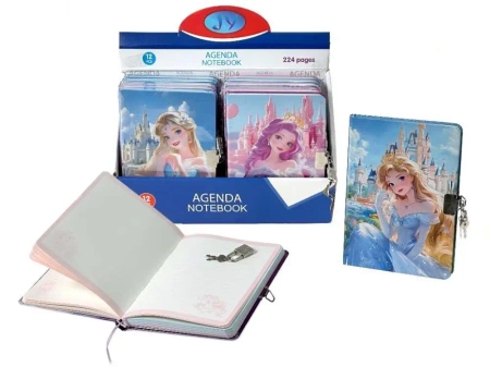 Pamiętnik B6 z kłódką MIX - ADAR