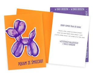 Karnet B6 Uniwersalny pies z balona - Kukartka