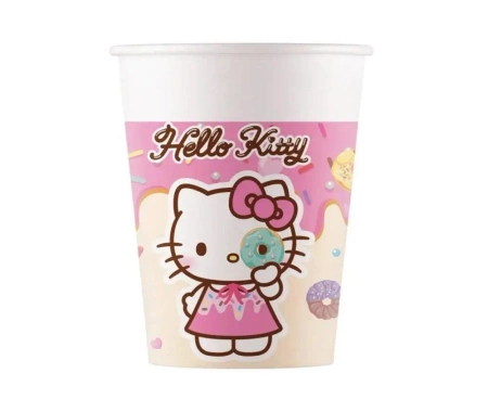 Kubeczki papierowe Hello Kitty and Kuromi 200ml 8szt. - Procos