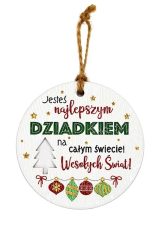 Zawieszka ceramiczna Boże Narodzenie - Kukartka