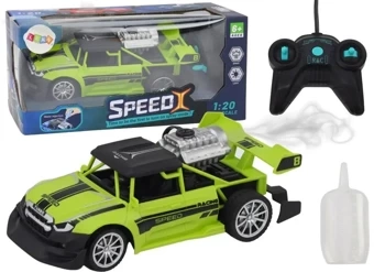 Wyścigówka zdalnie sterowana 1:20 zielona - Leantoys