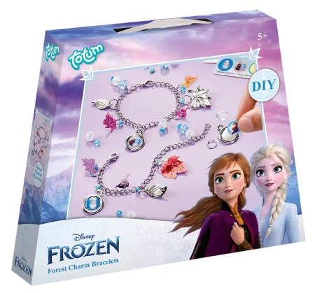 Zestaw do robienia bransoletek z charmsami Kraina Lodu - Totum