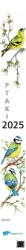 Kalendarz 2025 paskowy ptaki - Każdy Format