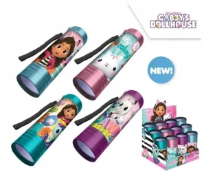 Latarka led gabbys dollhouse 4 wzory