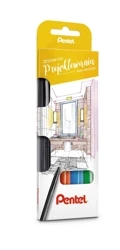 Zestaw pisaków do projektowania S520-ST4ABCDPL 4 kolory - PENTEL
