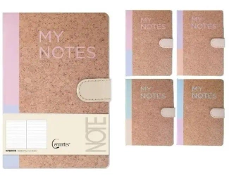 Notatnik A5 linia 144 strony na magnes MIX - Cervantes