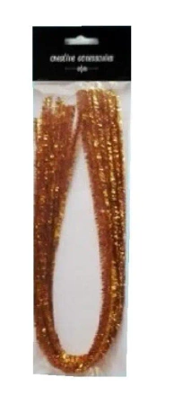 Druty chenille złote 9mmx50cm 10szt - Galeria Hobby