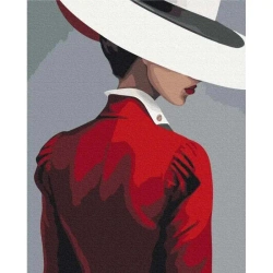 Malowanie po numerach - Sekret czerwieni 40x50cm - Twoje Hobby