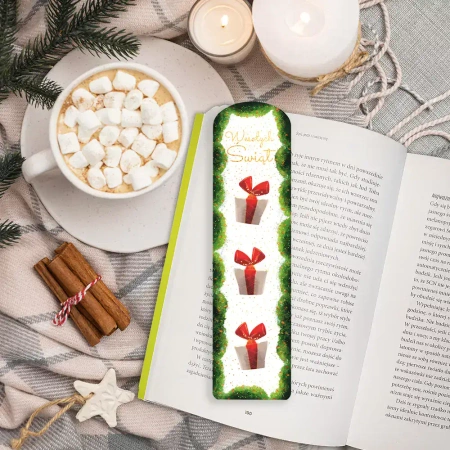 Zakładka tradycyjna Boże Narodzenie Prezenty - Henry