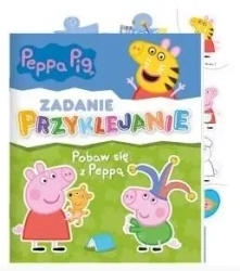 Świnka Peppa. Zadanie przyklejanie. Pobaw się z... - praca zbiorowa