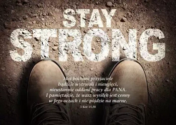 Karnet z wersetem. Moi kochani przyjaciele...