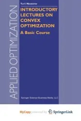 Introductory Lectures on Convex Optimization - Nesterov Y.