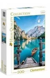 Puzzle 500 Braies Lake - Clementoni