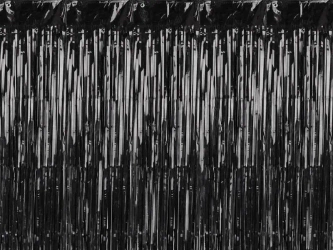 Kurtyna Party czarna 90x250cm - PartyDeco