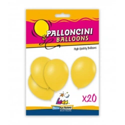 Balony żółte 26cm 20szt - Super Power