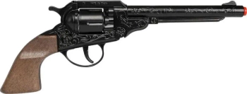 Rewolwer kowbojski metalowy 8 naboi - Gonher